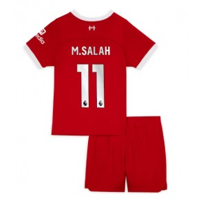 Liverpool Mohamed Salah #11 Domaci Dres za Dječji 2023-24 Kratak Rukavima (+ kratke hlače)